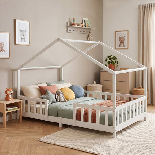 Kinderbed Treviolo huisbed [en.casa]