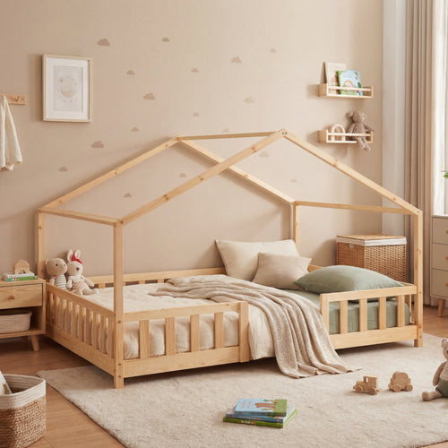 Kinderbed Treviolo huisbed [en.casa]
