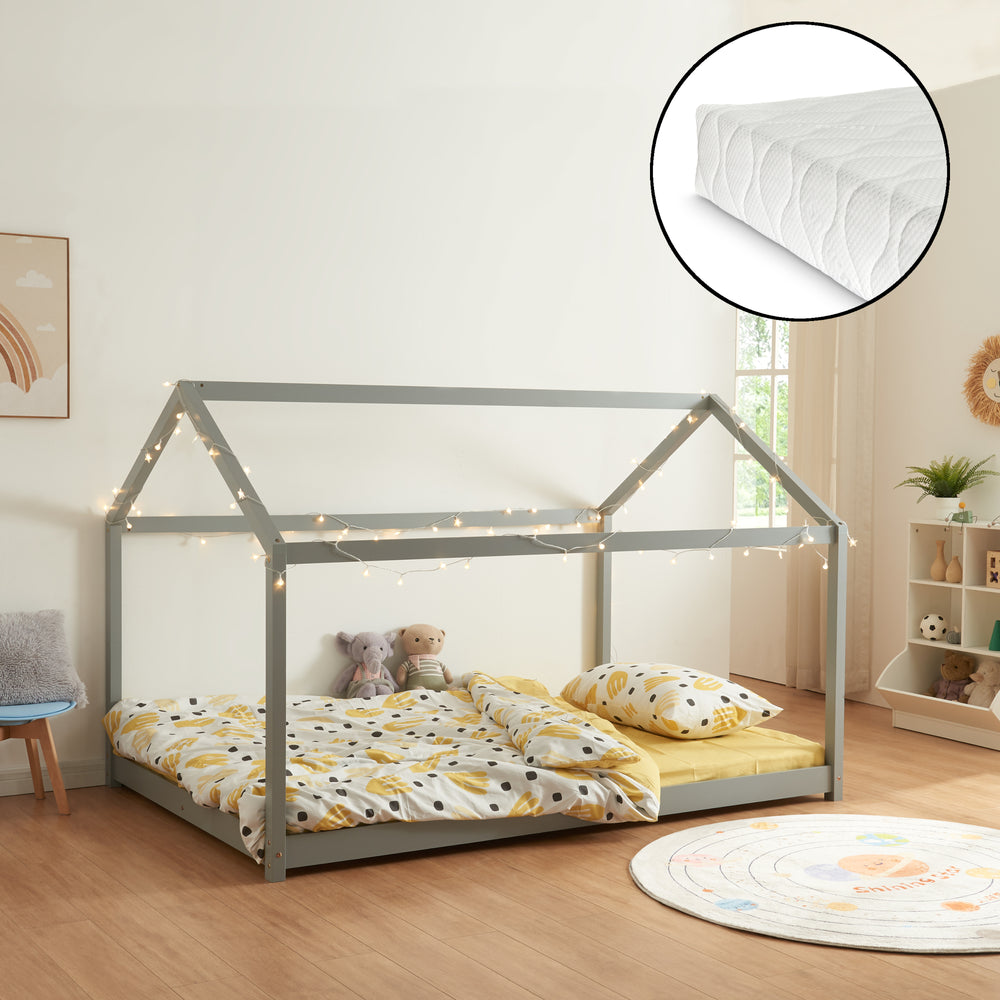 Kinderbed Cerro met matras in verschillende kleuren en maten [en.casa] - premiumXL