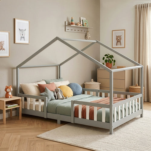 Kinderbed Treviolo huisbed [en.casa]