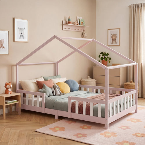 Kinderbed Treviolo huisbed [en.casa]