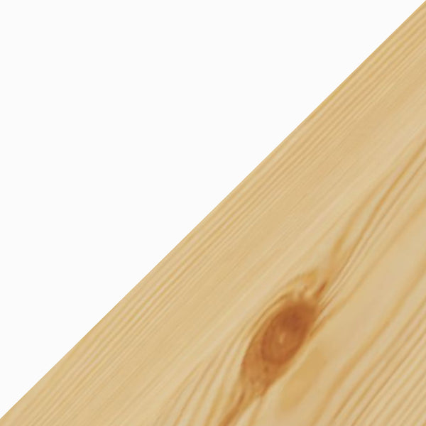 Kinderbed Surnadal huisbed met matras en lades hout wit naturel 90x200 cm [en.casa]