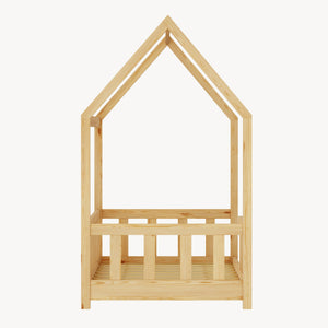 Kinderbed Hesel huisbed met uitvalbeveiliging [en.casa]