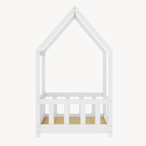 Kinderbed Hesel huisbed met uitvalbeveiliging [en.casa]
