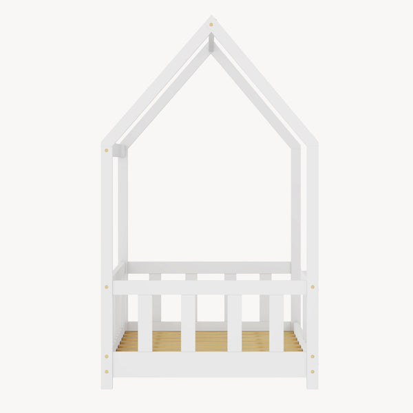 Kinderbed Hesel huisbed met uitvalbeveiliging [en.casa]