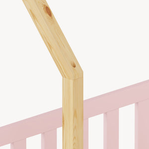 Kinderbed Hesel huisbed met uitvalbeveiliging [en.casa]
