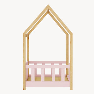 Kinderbed Hesel huisbed met uitvalbeveiliging [en.casa]