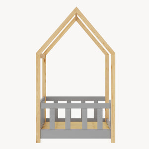 Kinderbed Hesel huisbed met uitvalbeveiliging [en.casa]