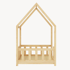 Kinderbed Hesel huisbed met uitvalbeveiliging [en.casa]