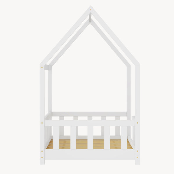 Kinderbed Hesel huisbed met uitvalbeveiliging [en.casa]