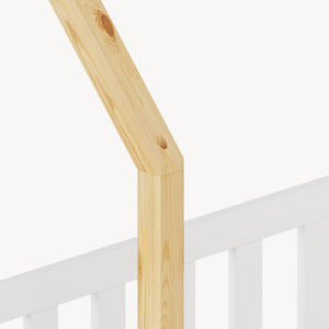 Kinderbed Hesel huisbed met uitvalbeveiliging [en.casa]