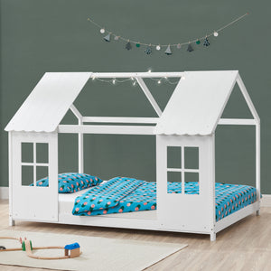 Halfopen kinderbed Tostedt div. maten en kleuren [en.casa] - premiumXL