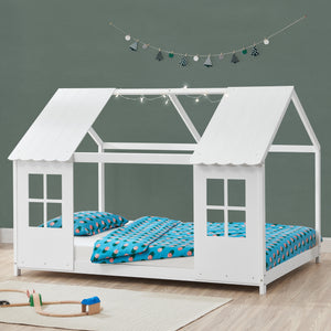 Halfopen kinderbed Tostedt div. maten en kleuren [en.casa] - premiumXL