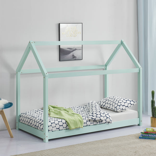 Kinderbed Netstal houten bed grenen huisbed - verschillende maten en kleuren