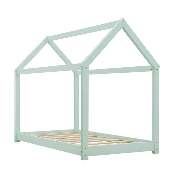 Kinderbed Netstal houten bed grenen huisbed - verschillende maten en kleuren