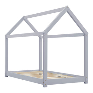 Kinderbed Netstal houten bed grenen huisbed - verschillende maten en kleuren