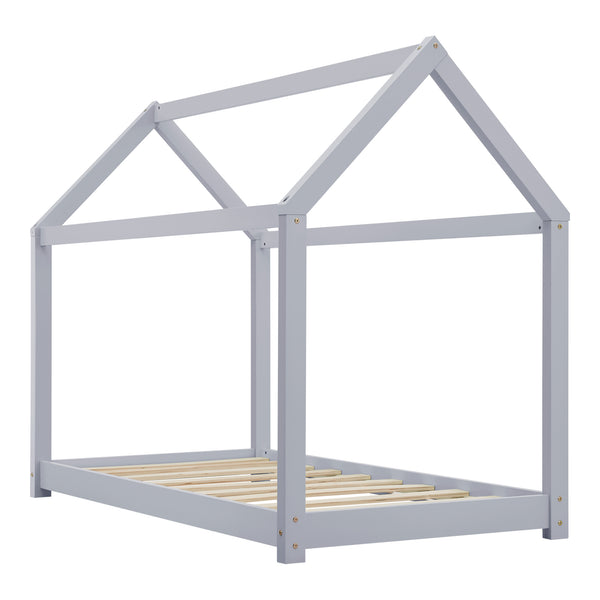 Kinderbed Netstal houten bed grenen huisbed - verschillende maten en kleuren