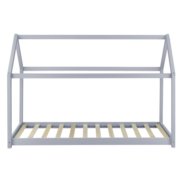 Kinderbed Netstal houten bed huisbed 90x200 cm - 4 kleuren
