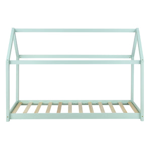 Kinderbed Netstal houten bed huisbed 90x200 cm - 4 kleuren