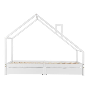 Kinderbed Assling met 2 lades 206x97x162 cm - 4 varianten