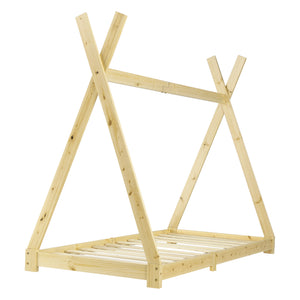 Lit enfant tipi Höri en pin 90 x 200 cm [en.casa]