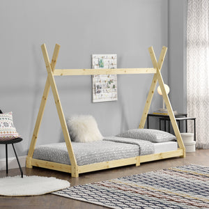 Lit enfant tipi Höri en pin 90 x 200 cm [en.casa]