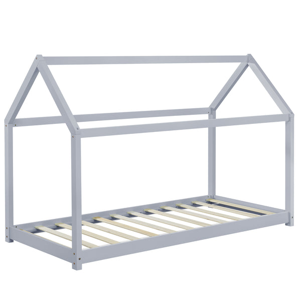 Kinderbed huisbed 200x90 met matras - verschillende kleuren