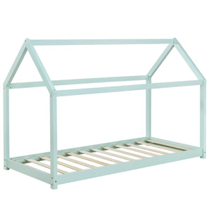 Kinderbed huisbed 200x90 met matras - verschillende kleuren