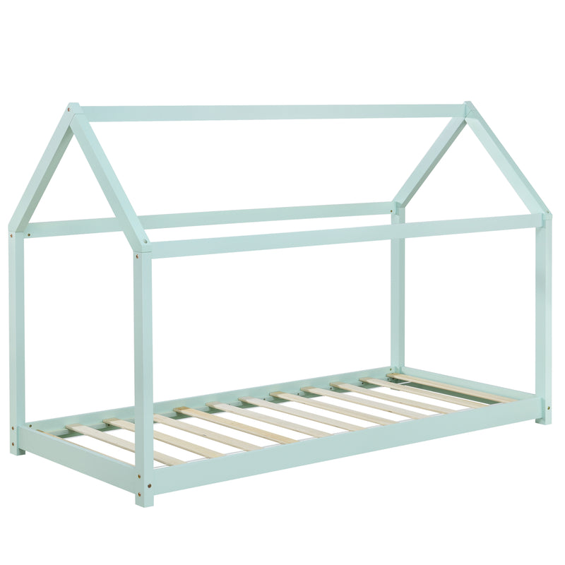 Maatschets Kinderbed huisbed 200x90 met matras - verschillende kleuren