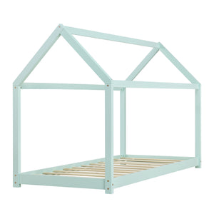 Kinderbed huisbed 200x90 met matras - verschillende kleuren