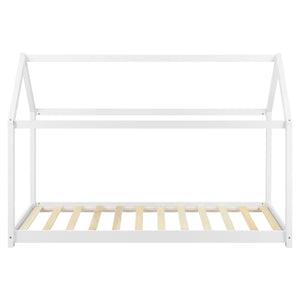 Kinderbed houten bed huisbed grenen 90x200 cm - verschillende kleuren