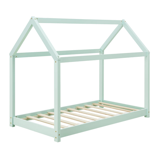 Kinderbed houten bed huisbed incl. matras verschillende maten en kleuren