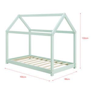 Kinderbed houten bed huisbed incl. matras verschillende maten en kleuren