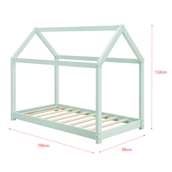 Kinderbed houten bed huisbed incl. matras verschillende maten en kleuren