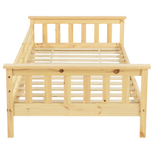 Kinderbed Nuuk met bedbodem en uitvalbeveiliging - verschillende kleuren en maten