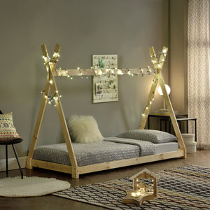 Kinderbed Onejda Tipi grenen met bedbodem - 6 varianten
