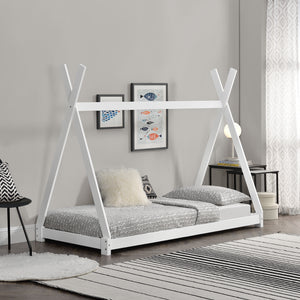 Kinderbed Onejda Tipi grenen met bedbodem - 6 varianten