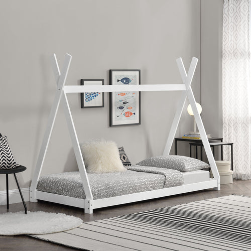 Kinderbed Onejda Tipi grenen met bedbodem - 6 varianten