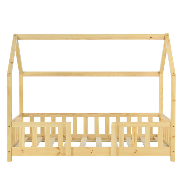 Kinderbed Sisimiut met uitvalbeveiliging en bedbodem [en.casa]