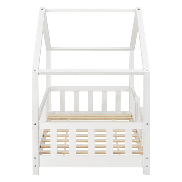 Kinderbed Treviolo met uitvalbeveiliging en bedbodem [en.casa]