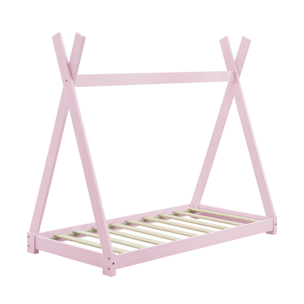 Kinderbed Tipi grenen met lattenbodem - verschillende maten en kleuren