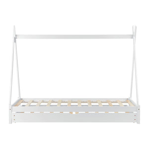 Lit Tipi avec Lit d'Appoint Cree  200 x 90 cm [en.casa]