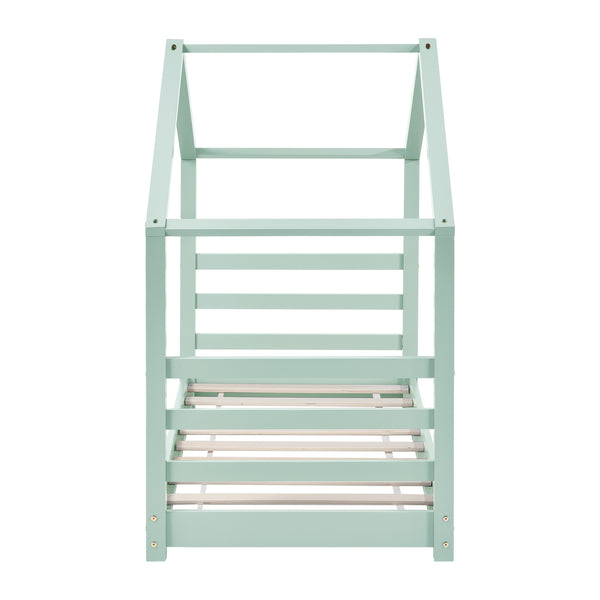 Kinderbed Vardo grenen bed huisbed met bedbodem - verschillende maten en kleuren