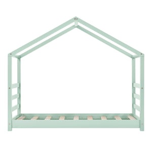 Kinderbed Vardo grenen bed huisbed met bedbodem - verschillende maten en kleuren