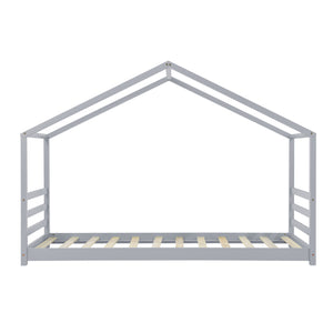 Kinderbed Vardo grenen bed huisbed met bedbodem - verschillende maten en kleuren