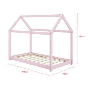 Kinderbed houten bed huisbed incl. matras verschillende maten en kleuren