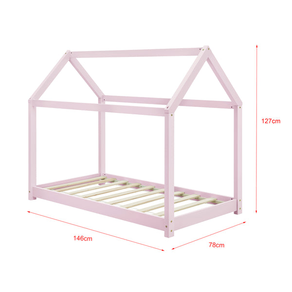 Kinderbed houten bed huisbed incl. matras verschillende maten en kleuren