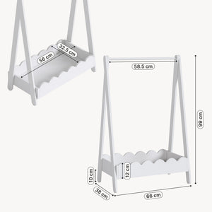 Portemanteau pour enfants Vestnes 99 x 66 x 38 cm [en.casa]