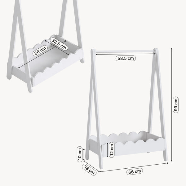 Portemanteau pour enfants Vestnes 99 x 66 x 38 cm [en.casa]
