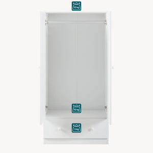Armoire enfant Beldinupp 123 x 60 x 40 cm [en.casa]